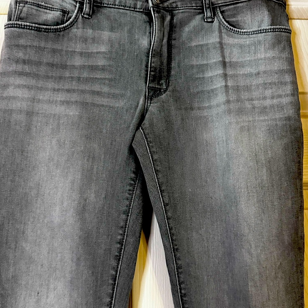 EUC Hudson Women's‎ Jeans Low Rise Skinny Ankle in Light Gray Size 30--like new - Picture 2 of 4